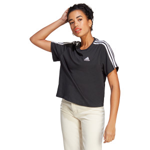 Women's ADIDAS 3 stripes crop top t-shirt
