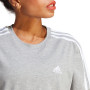 Women's ADIDAS 3 stripes crop top t-shirt Women's ADIDAS 3 stripes crop top t-shirt