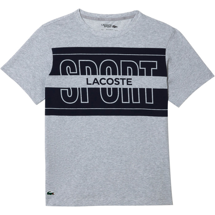 LACOSTE training core performance printed t-shirt