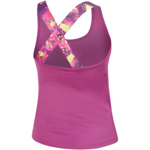 Women's  QUIET PLEASE flashy retro crossback fw tank top