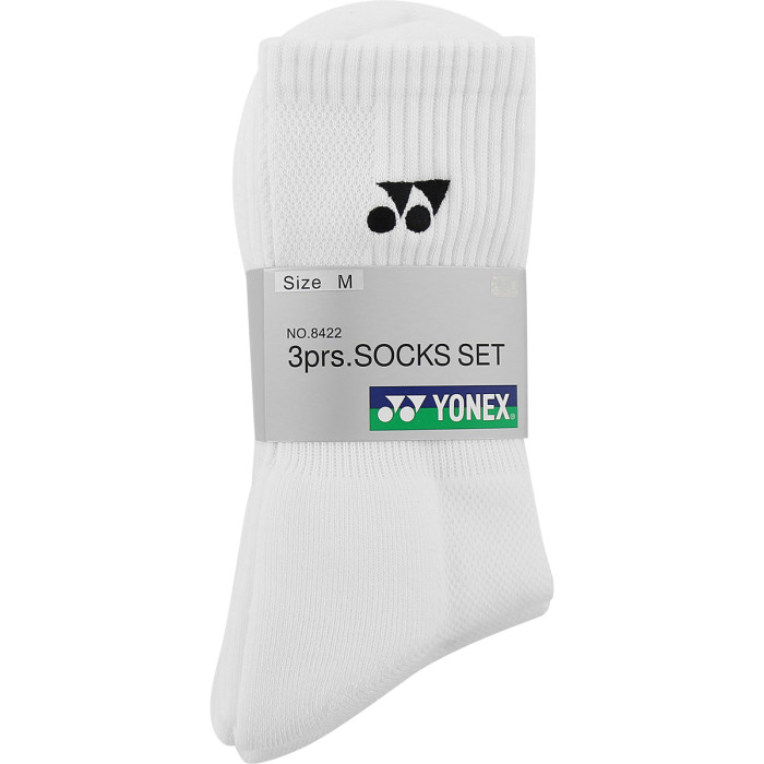 Pack de 3 paires de chaussettes YONEX 8422 Pack de 3 paires de chaussettes YONEX 8422