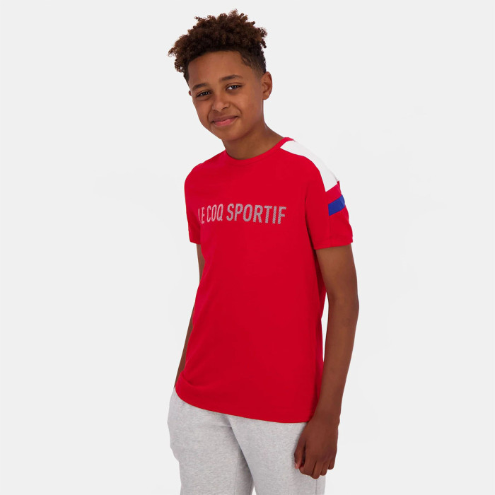 T-shirt LE COQ SPORTIF junior tricolore