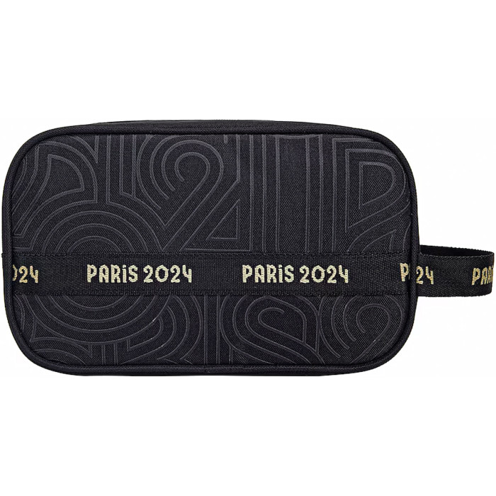 Black and gold toiletry kit PARIS 2024 Black and gold toiletry kit PARIS 2024