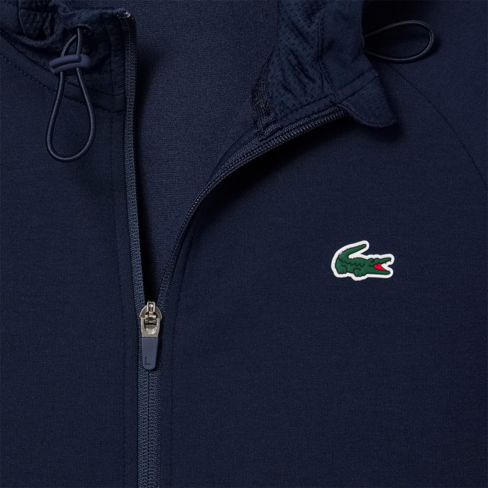 Sweat LACOSTE core perrformance a capuche fz mesh