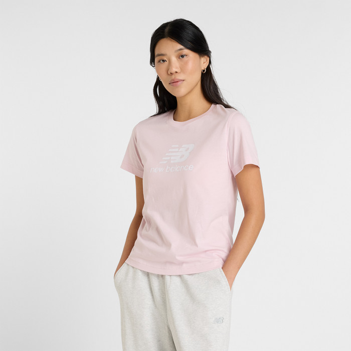 T-shirt NEW BALANCE femme essentials jersey logo T-shirt NEW BALANCE femme essentials jersey logo