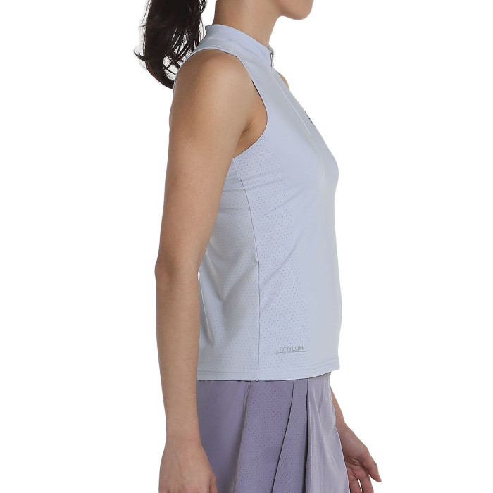 Debardeur BULLPADEL femme pure color 1/4 zip ourol