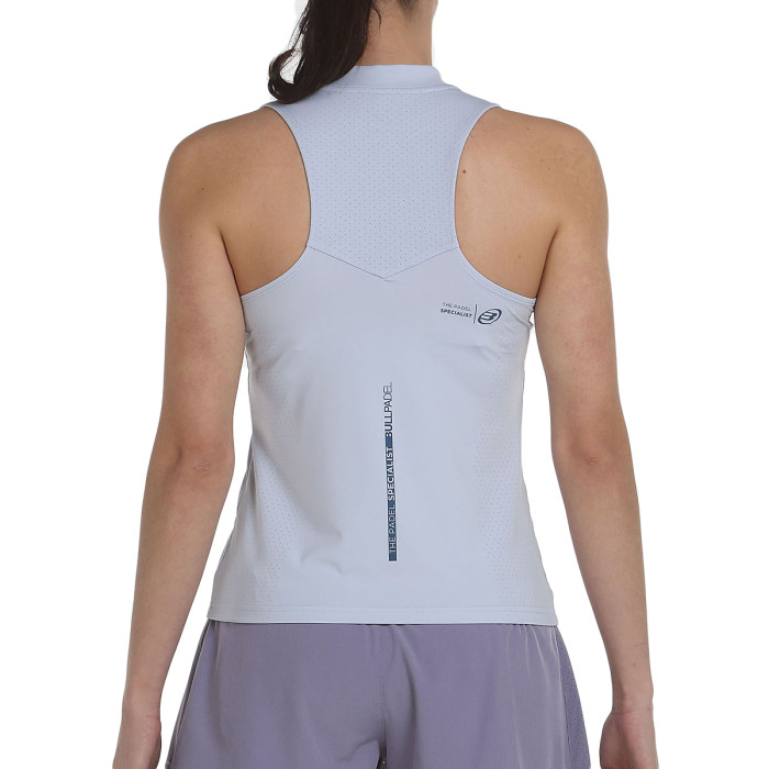 Debardeur BULLPADEL femme pure color 1/4 zip ourol