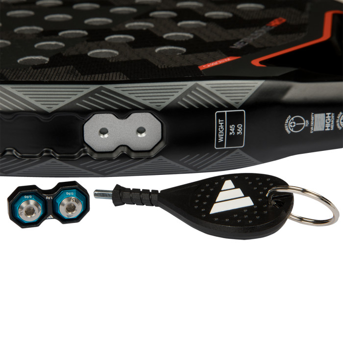 ADIDAS metalbone hrd+ 3.4 padel racket ADIDAS metalbone hrd+ 3.4 padel racket