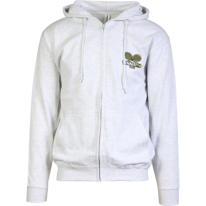 Sweat TENNISPRO mixte a capuche full zip
