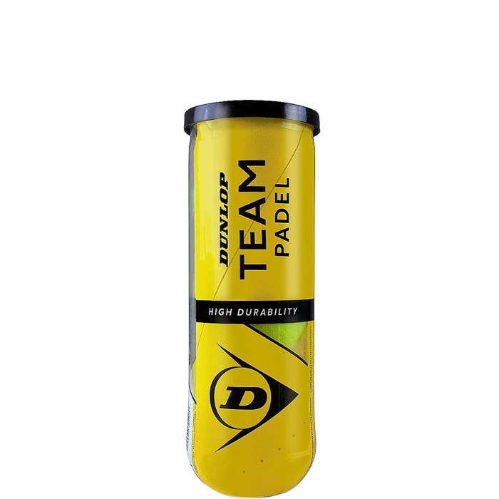 Tube of 3 DUNLOP team padel balls