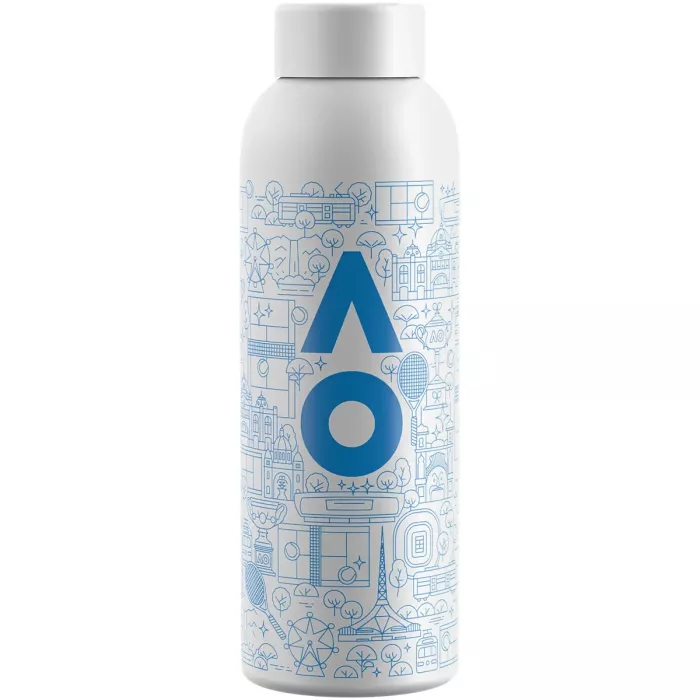 Australian Open 2026 Melbourne WATERDROP 600 ml nerūsējošā tērauda pudele