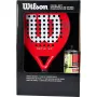 Padel tenisa raketes komplekts WILSON + Optix XP bumbiņu pudele