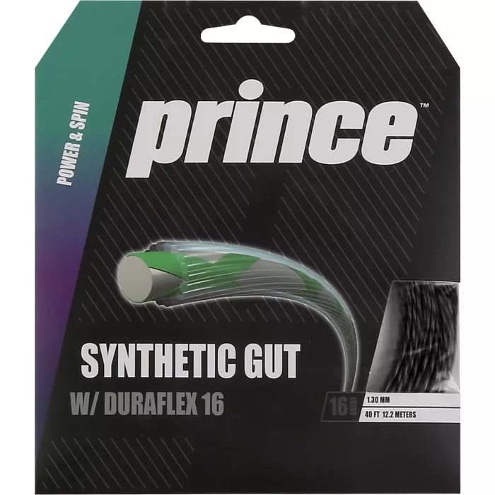 PRINCE super synthetic gut duraflex 16 (12 metri) stīga