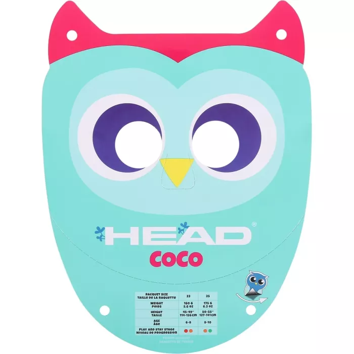 HEAD junior coco 17 violets tenisa rakete