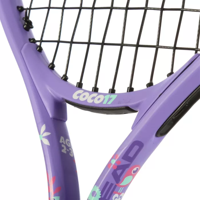 HEAD junior coco 17 violets tenisa rakete