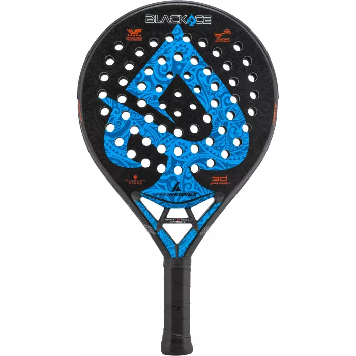 Padel PRO KENNEX kinetic black ace blue racket