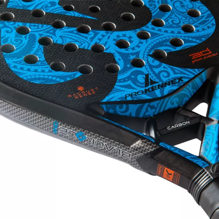 Padel PRO KENNEX kinetic black ace blue racket