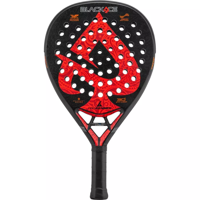 Padel PRO KENNEX kinetic black ace red racket
