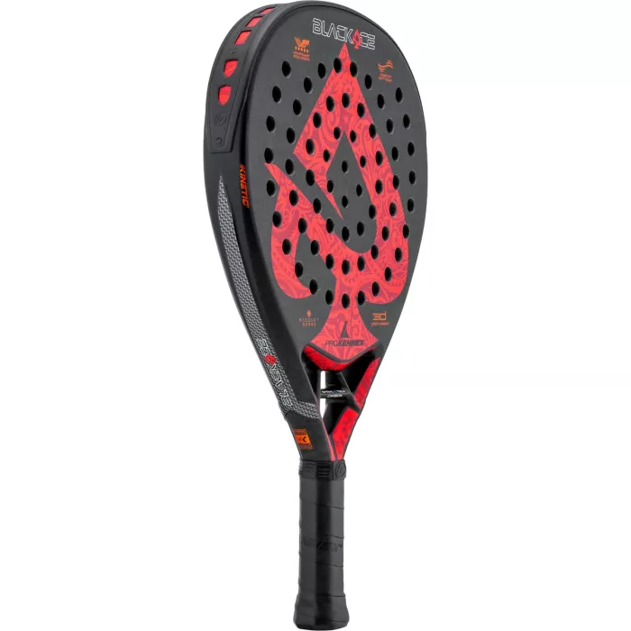 Padel PRO KENNEX kinetic black ace red racket