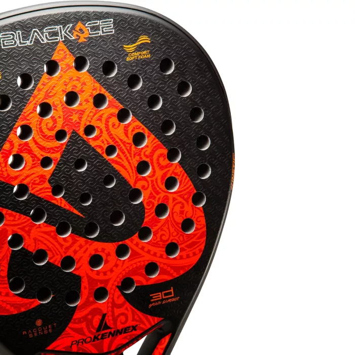 Padel PRO KENNEX kinetic black ace red racket