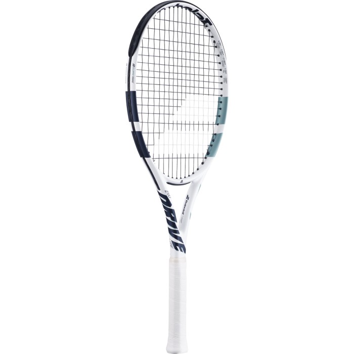 Raquette BABOLAT evo drive lite white (255 gr) (cordee)