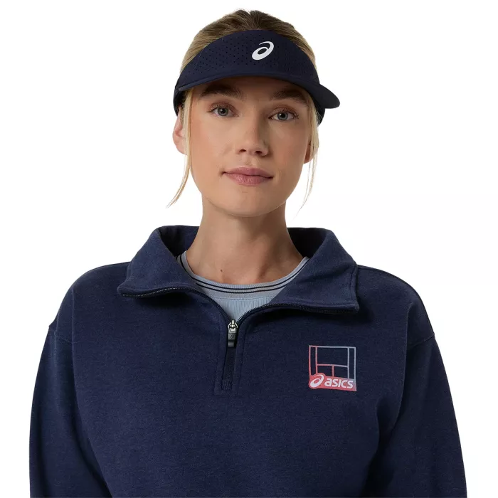 Sweat ASICS femme nagino 1/4 zip