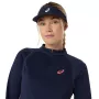 T-shirt ASICS femme paris manches longues 1/2 zip