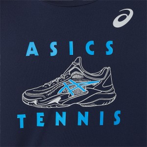Junior boys ASICS gpx tennis t-shirt