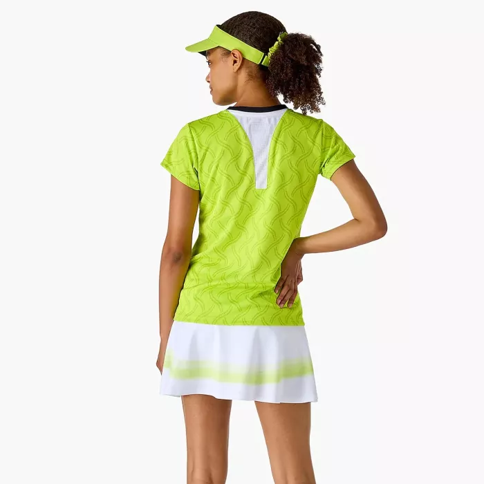 Polo YONEX femme elite ao fresh lime