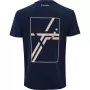T-shirt TECNIFIBRE graphic marine 2025