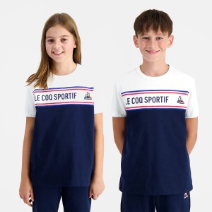 Junior LE COQ SPORTIF tricolore n°2 t-shirt
