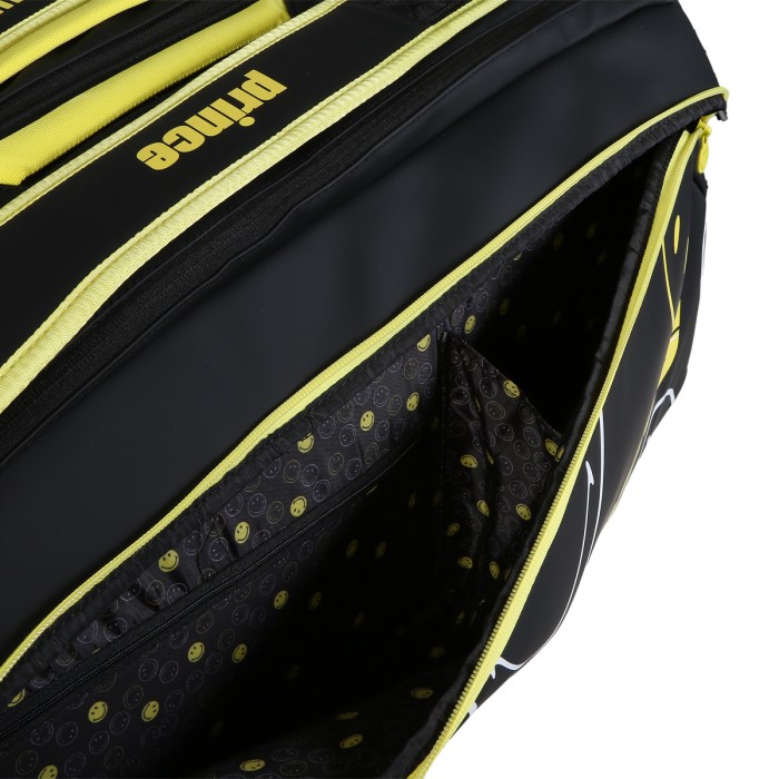 PRINCE/smiley perf 3 comp tennis bag