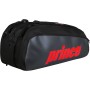 PRINCE tour 3 comp bk/pop rd tennis bag