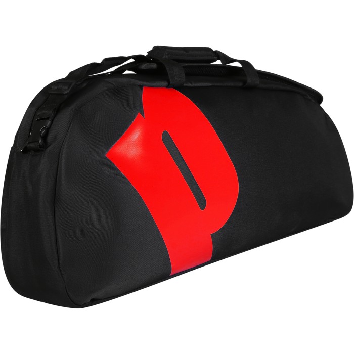 PRINCE tour 1 comp bk/pop rd tennis bag