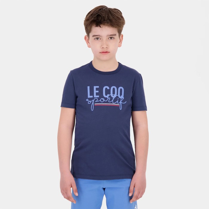 T-shirt LE COQ SPORTIF junior tricolore