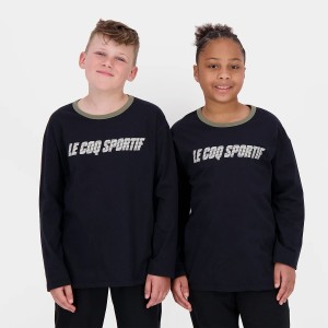 T-shirt LE COQ SPORTIF junior manches longues graphique