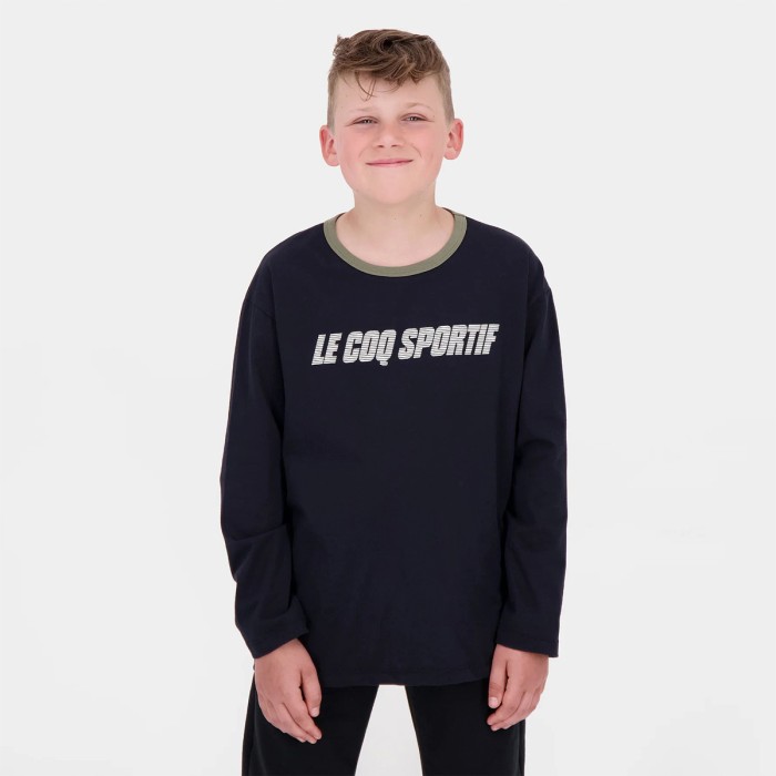T-shirt LE COQ SPORTIF junior manches longues graphique