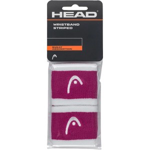 Paire de serre poignets HEAD simple 2.5" striped