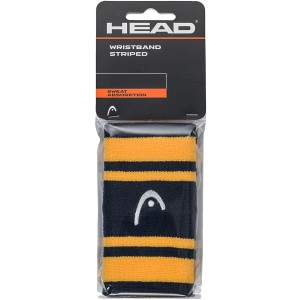 Paire de serre poignets HEAD double largeur 5" striped