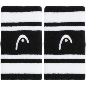 Paire de serre poignets HEAD double largeur 5" striped