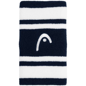 Paire de serre poignets HEAD double largeur 5" striped