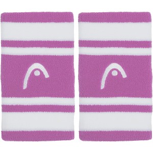 Paire de serre poignets HEAD double largeur 5" striped