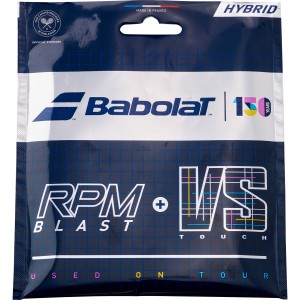 BABOLAT hybrid rpm blast string (1.25mm) + touch vs (1.30mm) 150 years