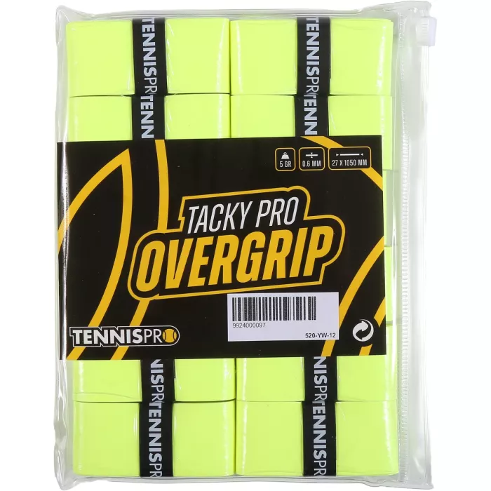 12 pārklājumi TENNISPRO Tacky Pro 2.0