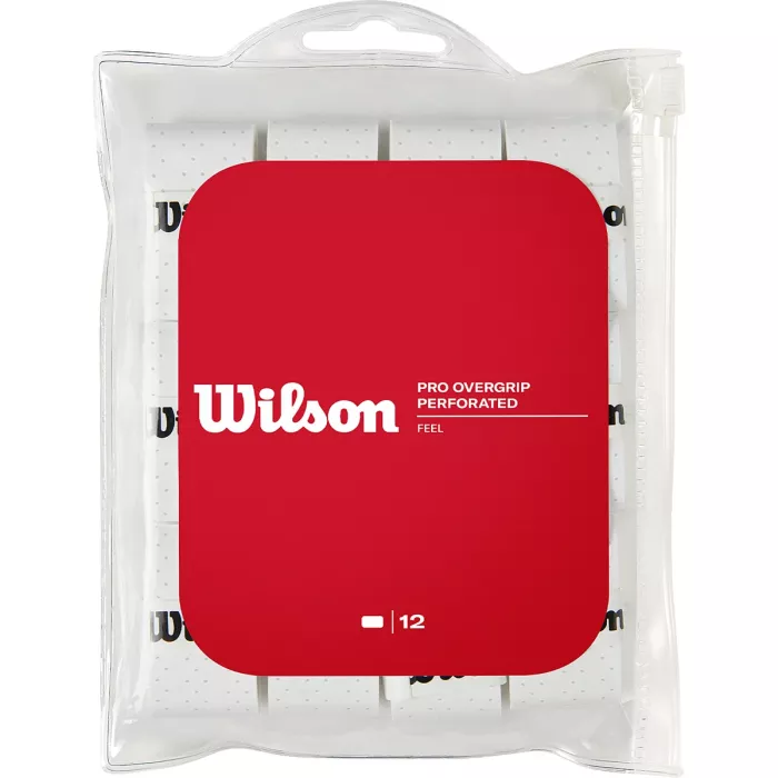 12 pārklājumi WILSON pro overgrip perforēts
