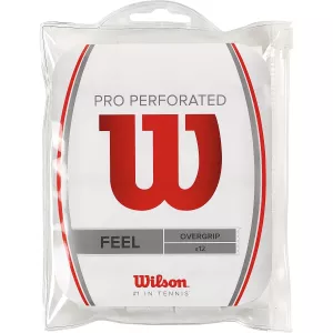 12 overgrips WILSON pro overgrip perforated