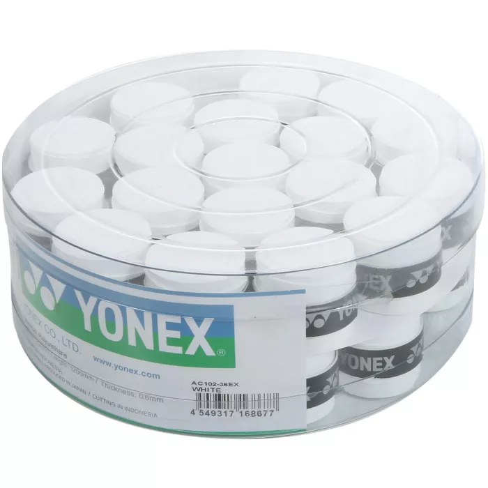 YONEX fin super grap ac102 overgrips - box of 36 overgrips