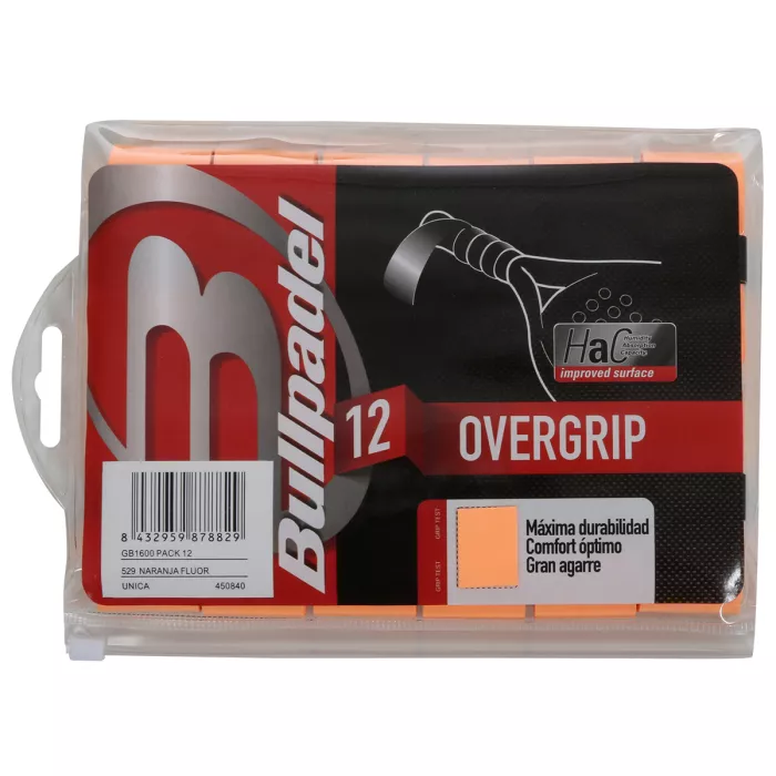 Pack of 12 BULLPADEL gb1600 confort overgrips