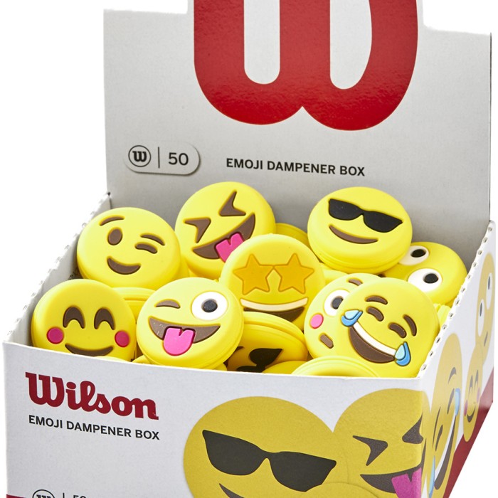 Box of 50 WILSON emoji antivibrators