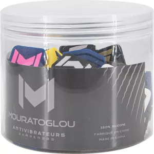 Box of 48 mouratoglou multicolor antivibrators